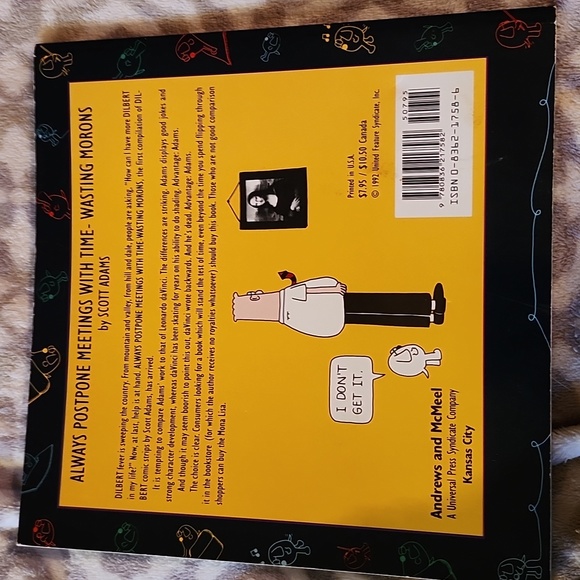 Signed "Always Postpone Meetings with Time Wasting Morons" A Dilbert Book - Picture 5 of 5